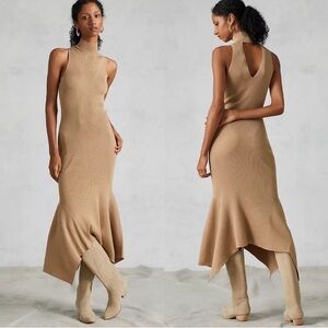 Anthropologie Mock Neck Midi Dress in Cedar
Size Small